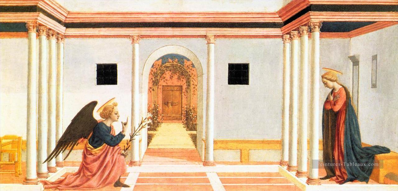 l’Annonciation Renaissance Domenico Veneziano Peintures à l'huile